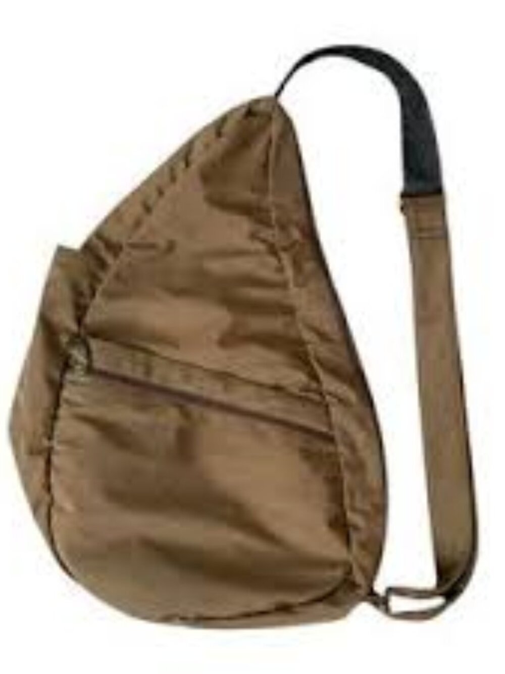 AMERIBAG USA Healthy Back Tan Nylon Sling Crossbody Ergonomic Bag Kingston NY